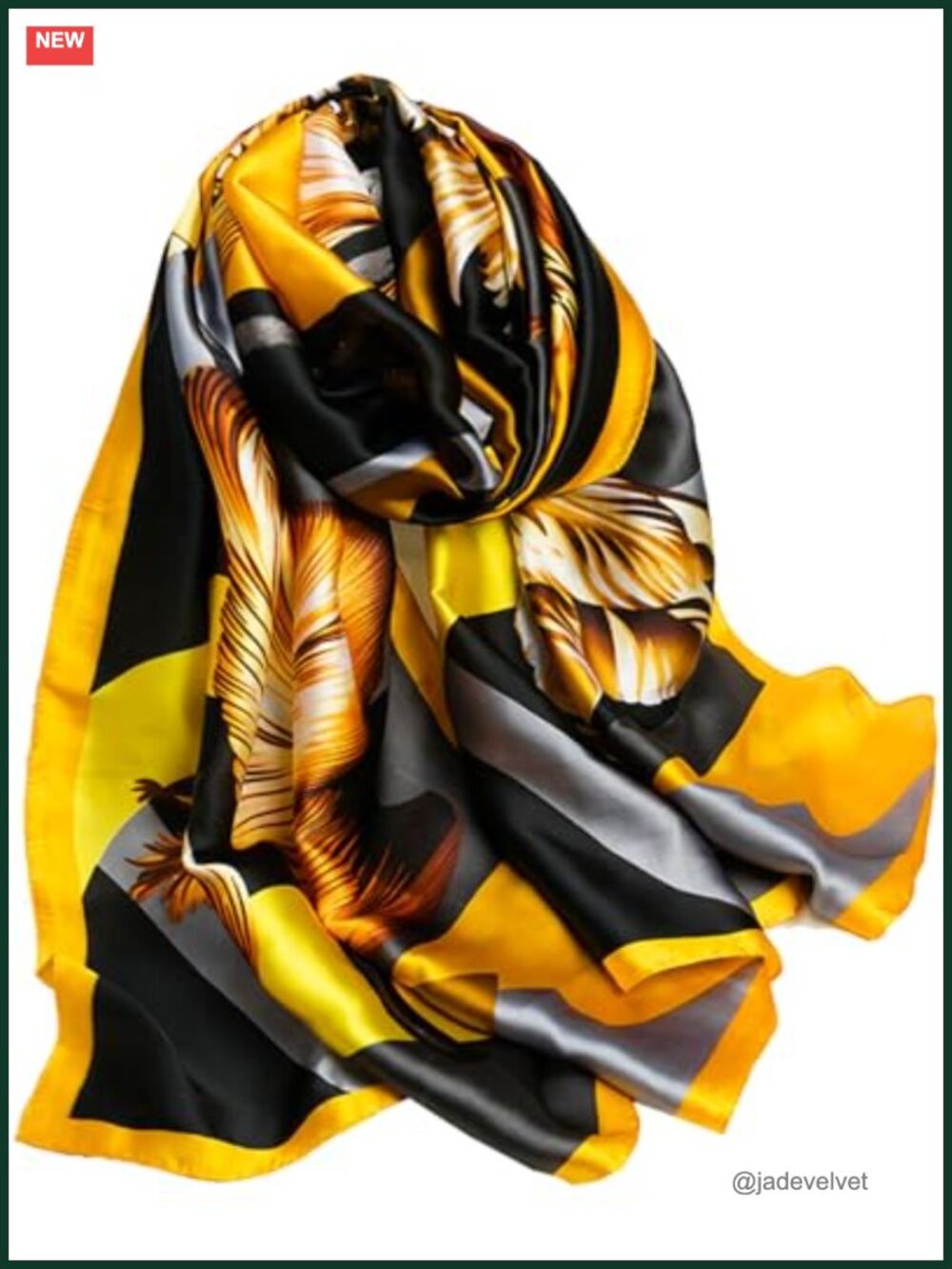 Silky Satin Scarf Shawl Wrap for Women Dressy Lightweight Evening Fashion